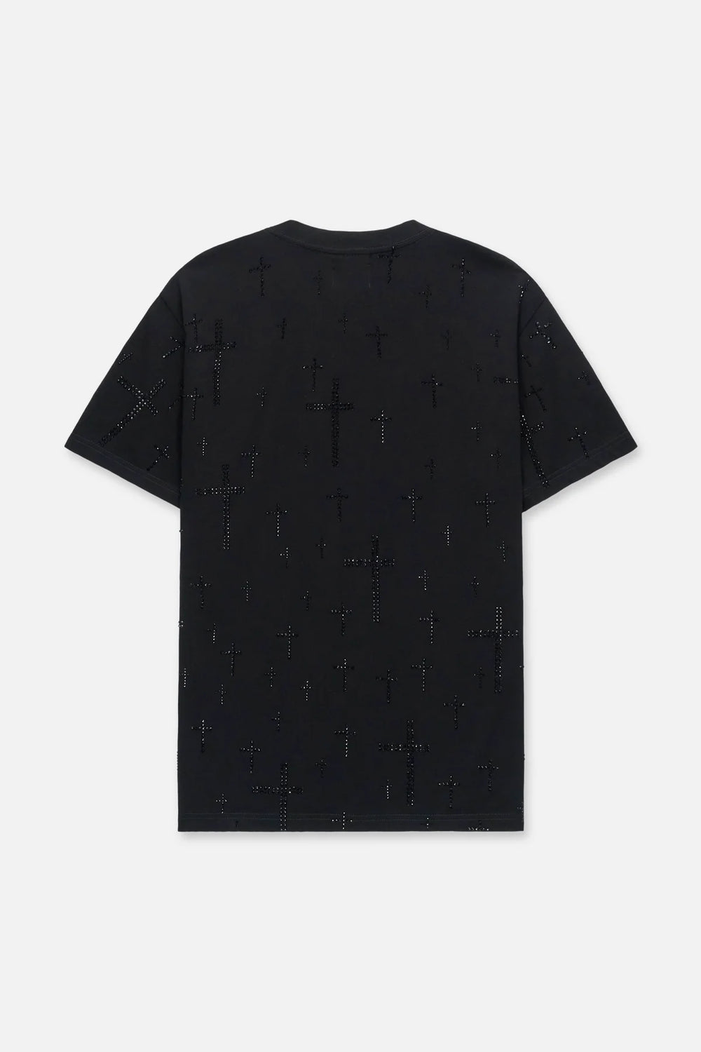 RTA Liam Black Crystal T-Shirt - Gravity NYC