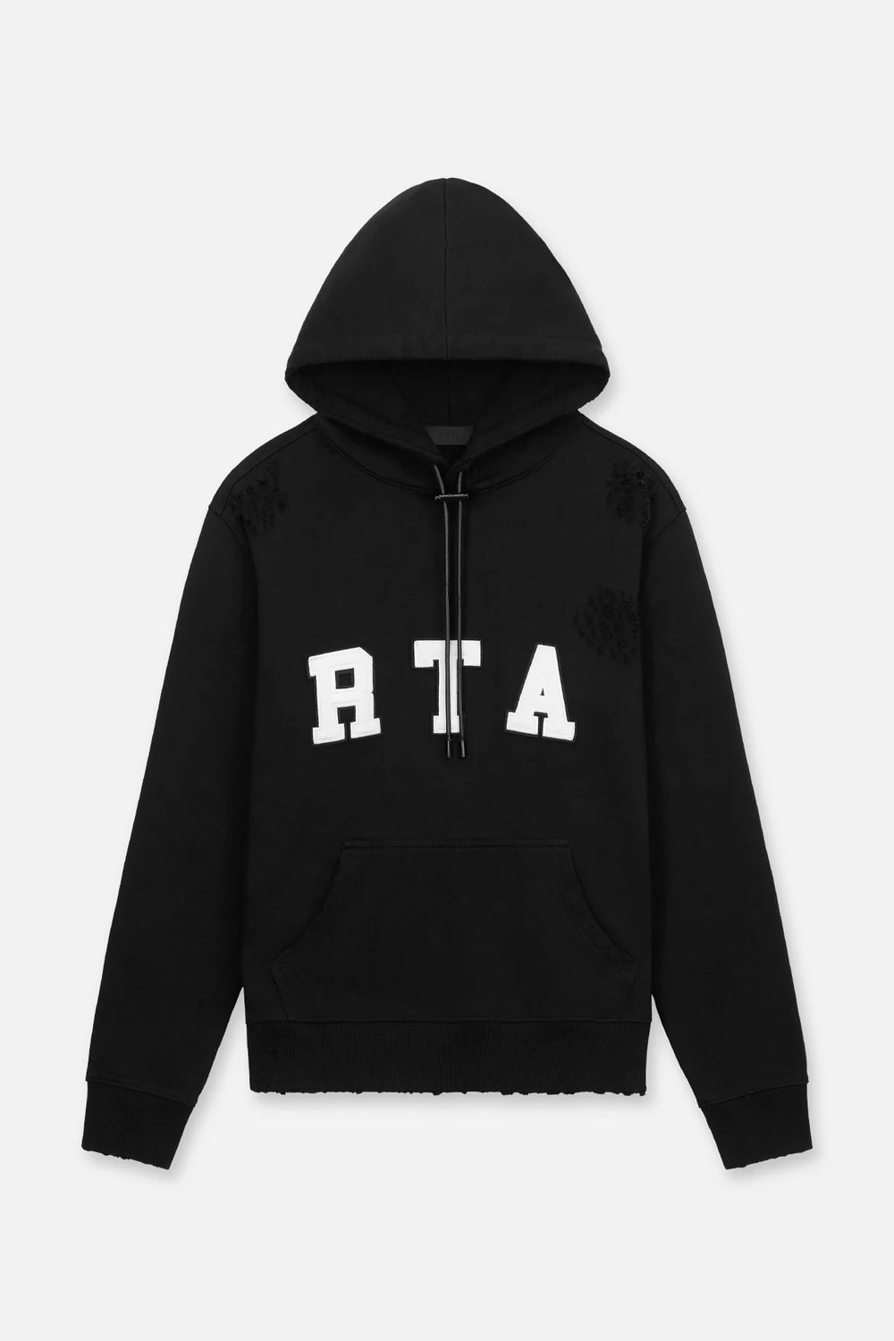RTA Markus Black Collegiate Hoodie - Gravity NYC