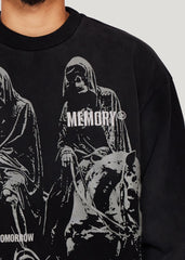 MEMORY LANE Reapers Flare Crewneck Gravity NYC