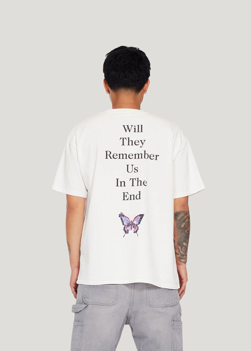 MEMORY LANE In the End Tee Off White - Gravity NYC