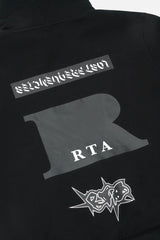 RTA Dion Black Cross Grillz Hoodie - Gravity NYC