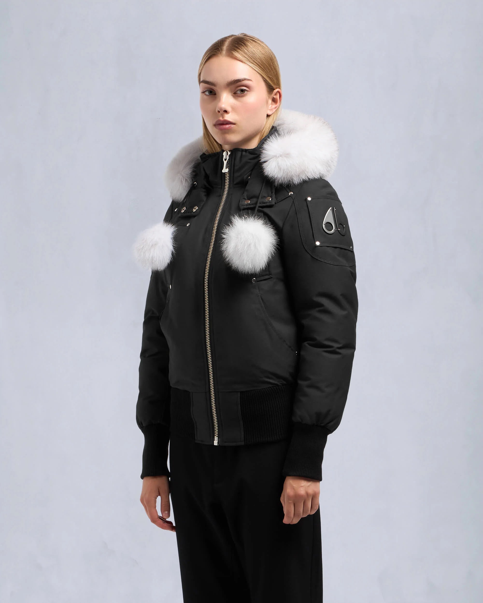 MOOSE KNUCKLES Women's Debbie Bomber Gravity NYC