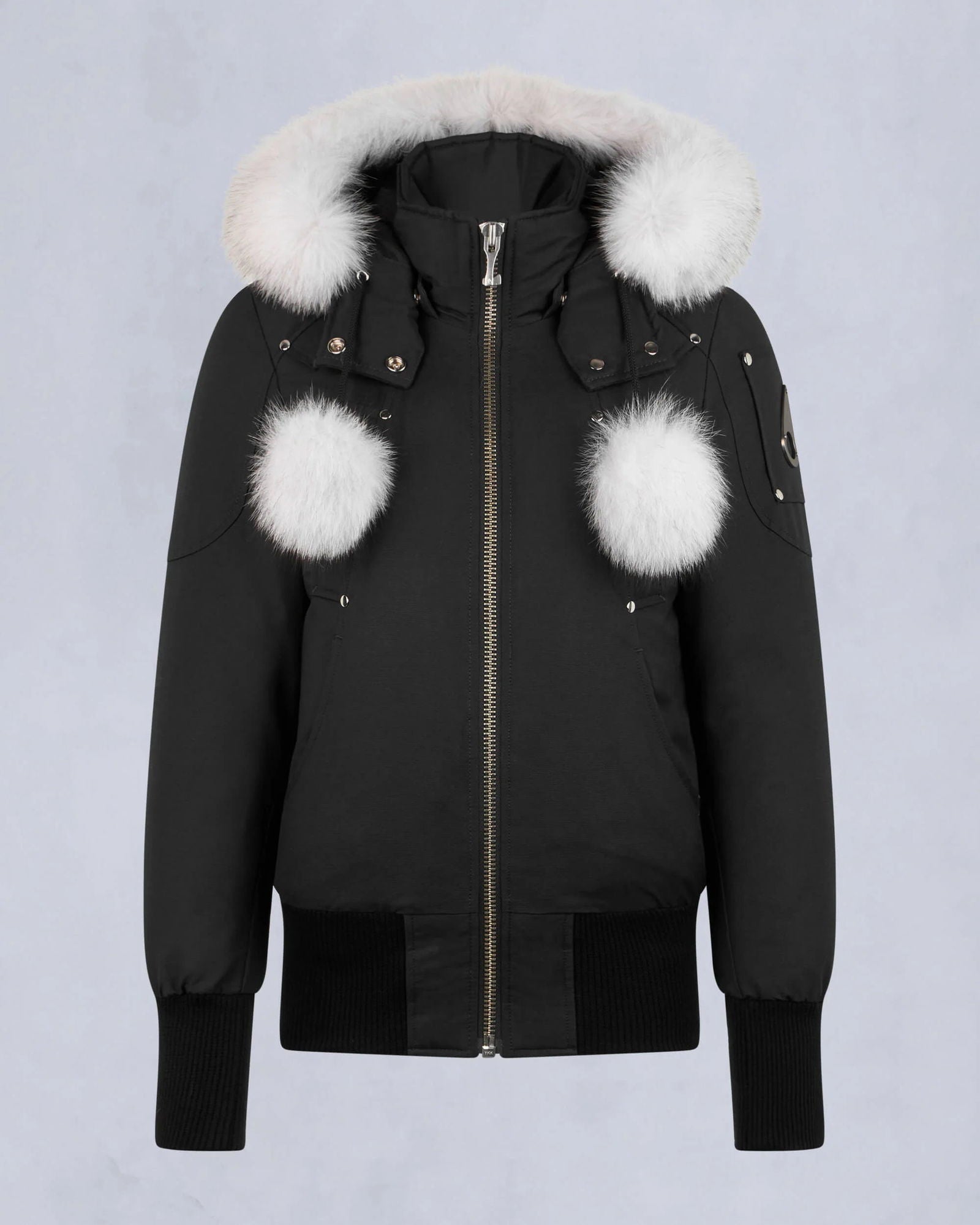 MOOSE KNUCKLES Original Debbie Shearling Bomber Jacket