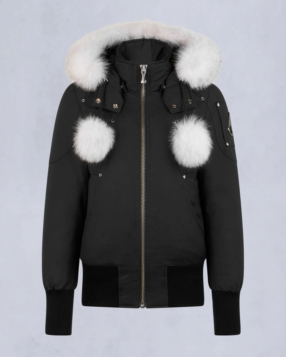 MOOSE KNUCKLES Original Debbie Shearling Bomber Jacket - Gravity NYC