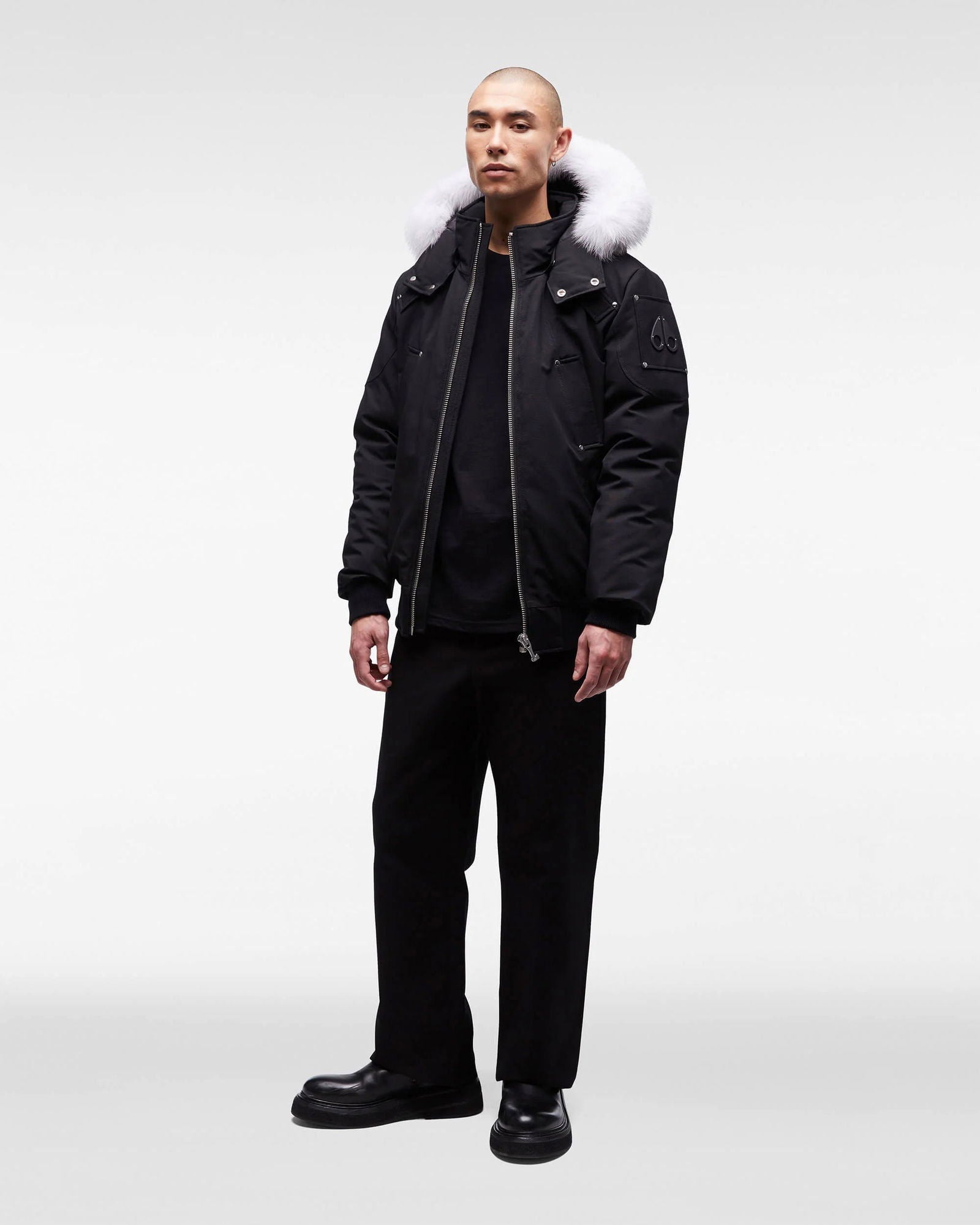 MOOSE KNUCKLES Originals Shearling Ballistic Bomber Jacket - Gravity NYC