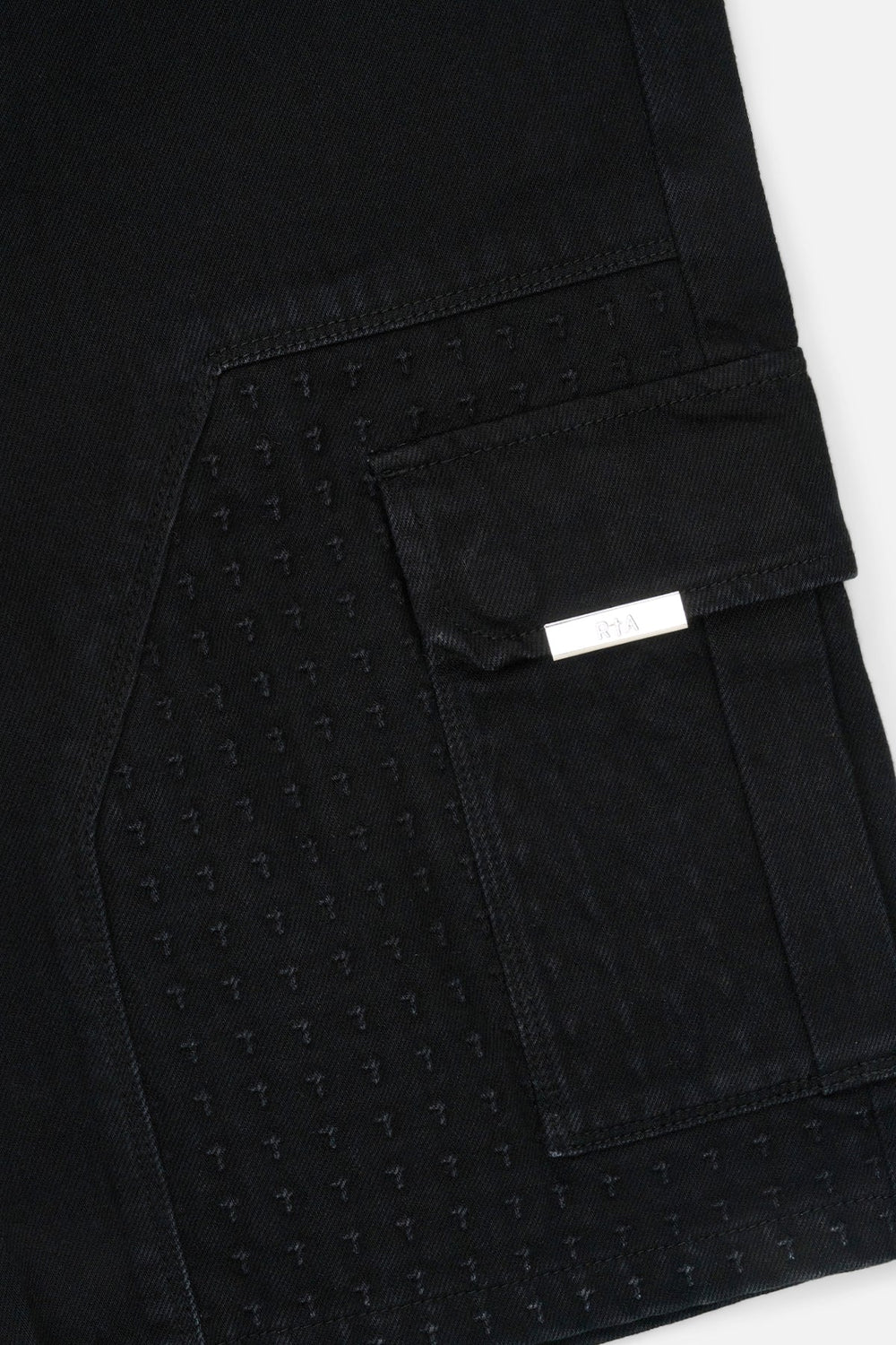 RTA Joseph Black 3D Cross Shorts - Gravity NYC