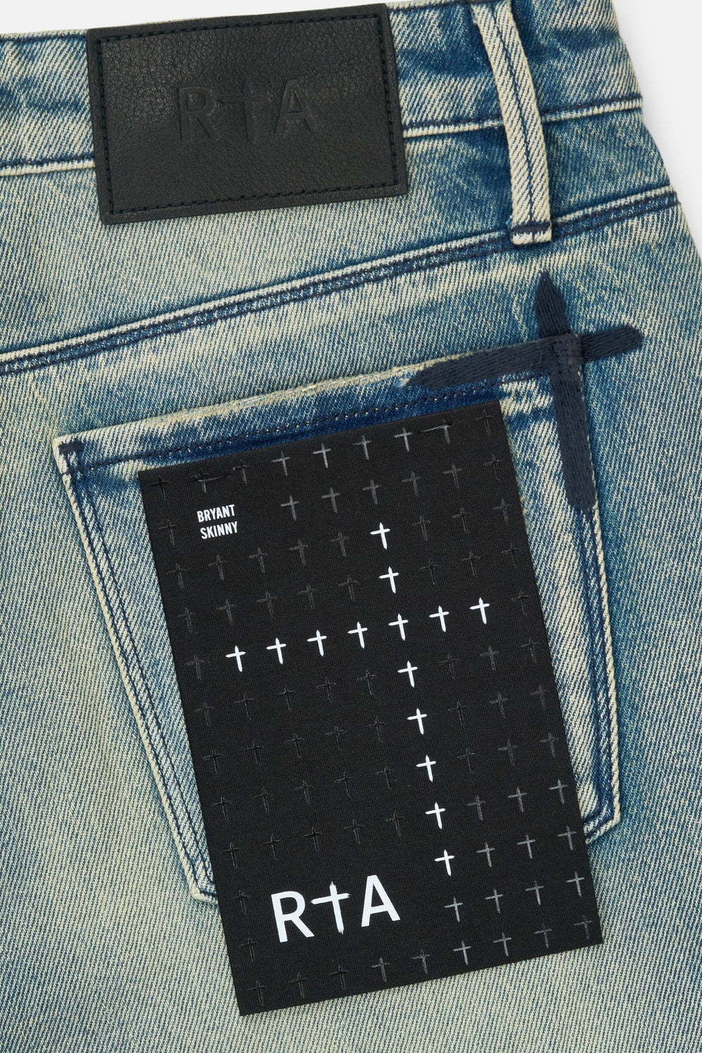 RTA Bryant Skinny Jean Ocean Shade OG Patch - Gravity NYC
