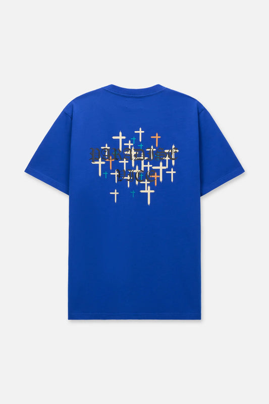 RTA Liam Tee Navy Old English Paradise - Gravity NYC