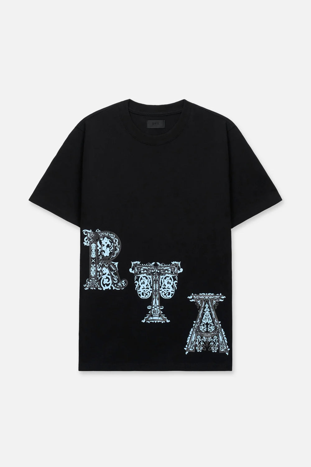 RTA Liam Black Illuminated Diagonal Tee - Gravity NYC