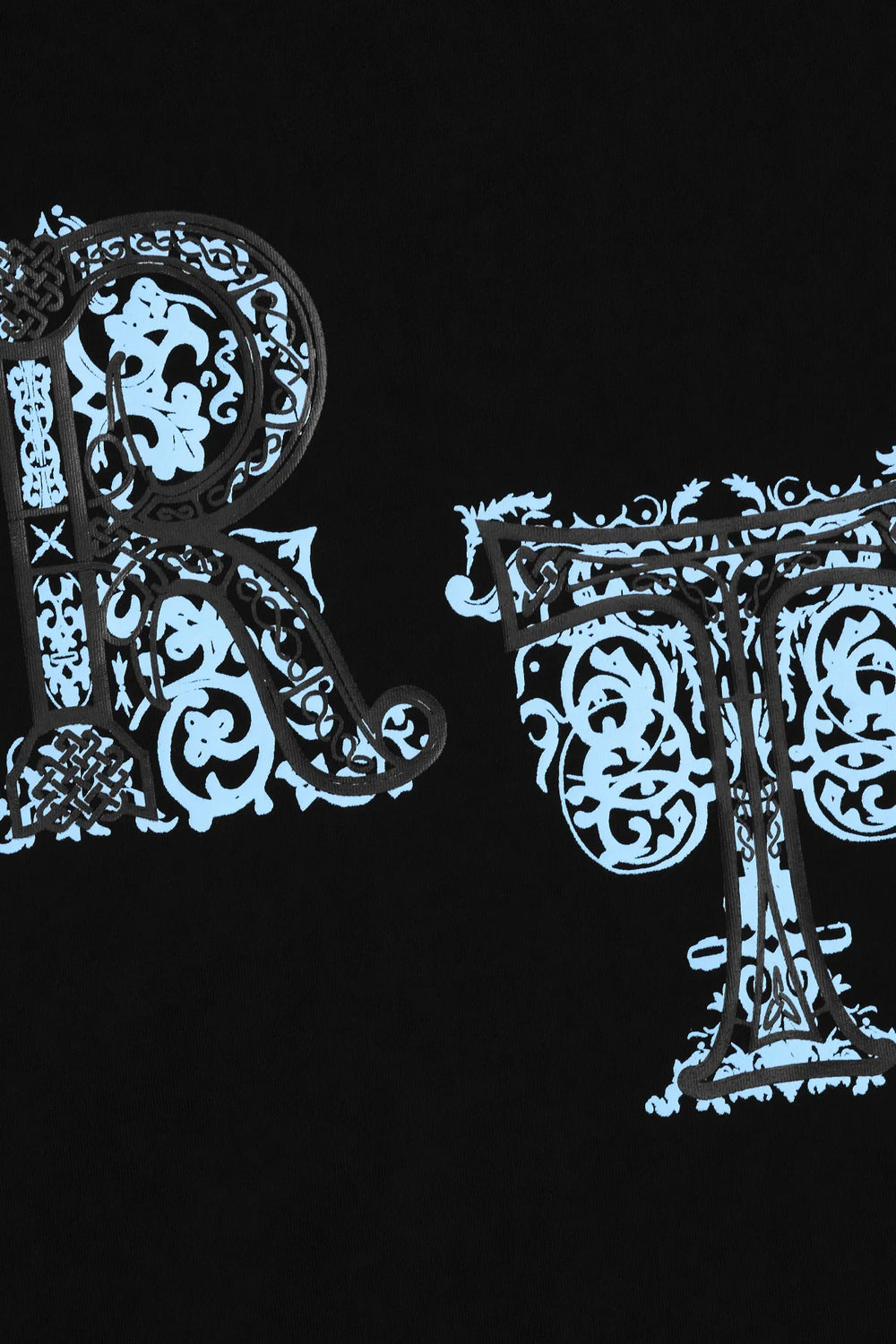 RTA Liam Black Illuminated Diagonal Tee - Gravity NYC