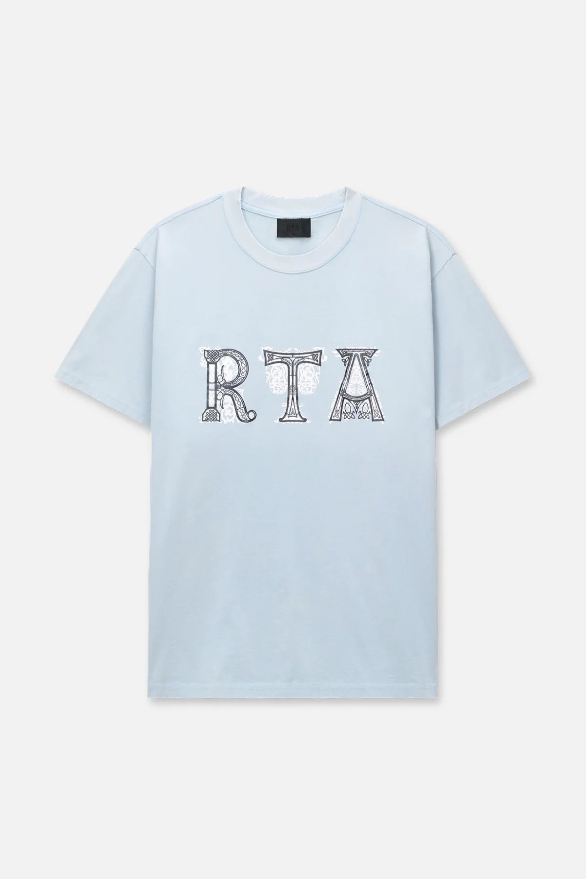 RTA Colin Spirit Blue Illuminated Logo Tee Gravity NYC