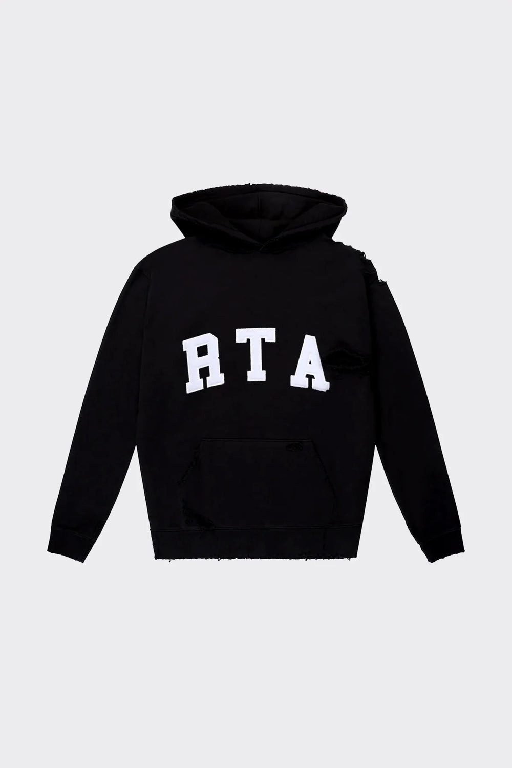 RTA Markus Black Collegiate Hoodie - Gravity NYC