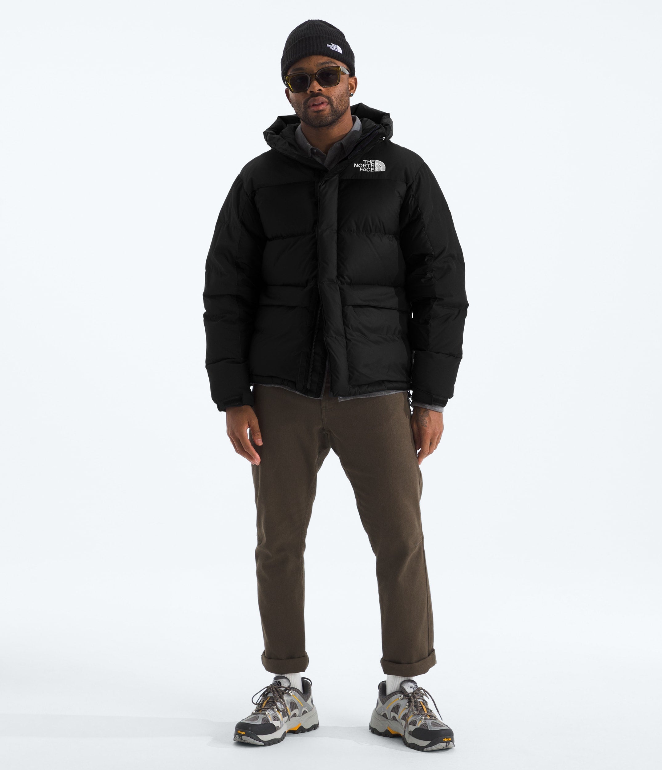 Parka de plumón HMLYN para hombre de THE NORTH FACE, color negro/negro
