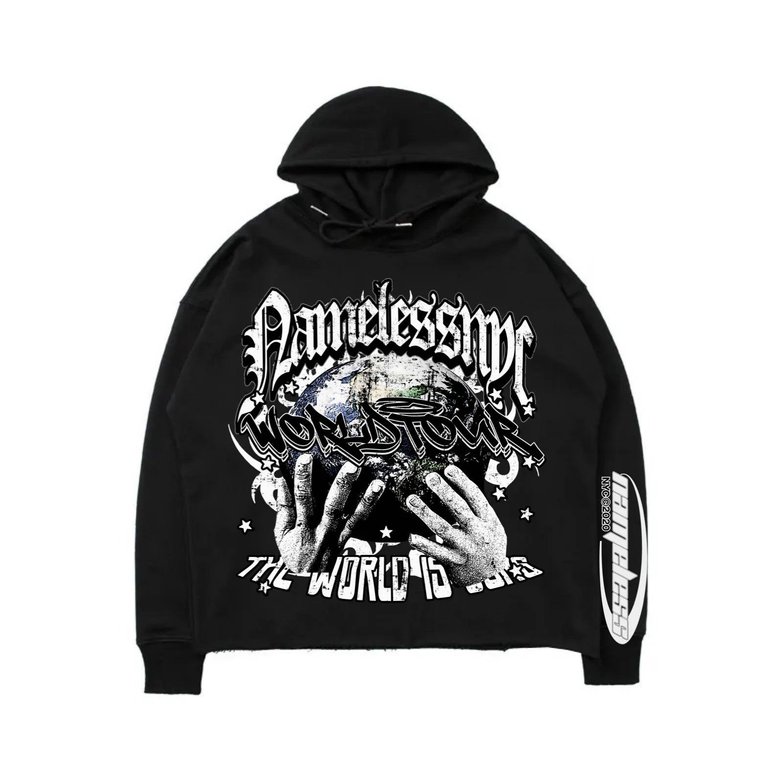 NAMELESS Black World Tour Hoodie Gravity NYC