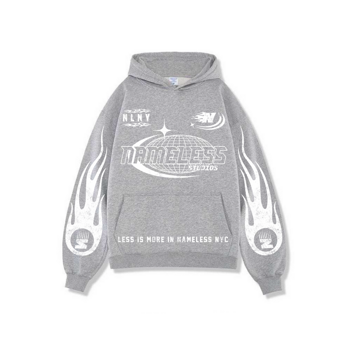 NAMELESS Grey Studios Hoodie Gravity NYC