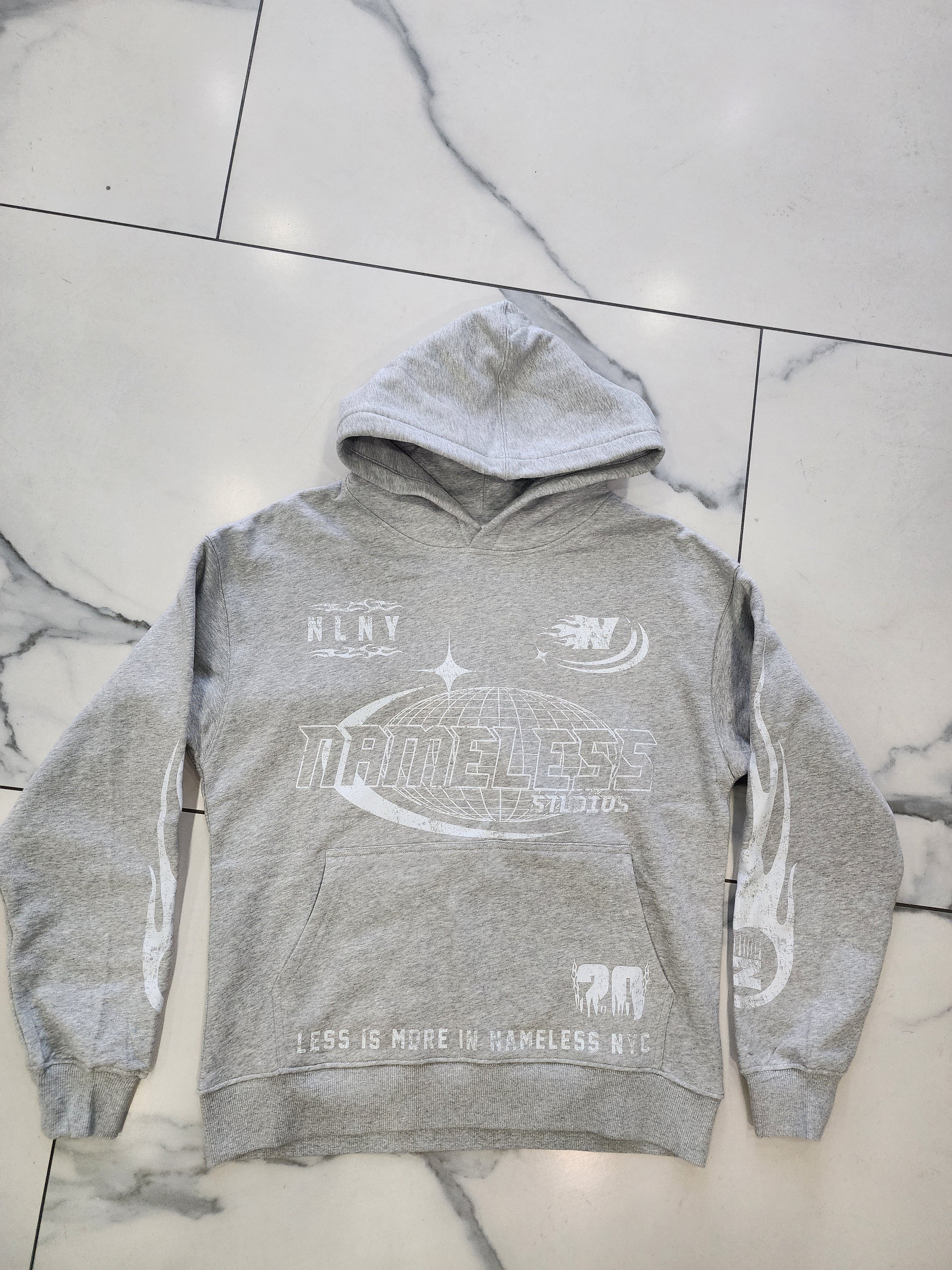 NAMELESS Grey Studios Hoodie Gravity NYC