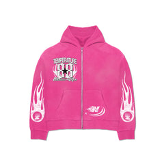 NAMELESS Pink Temperature Hoodie Gravity NYC