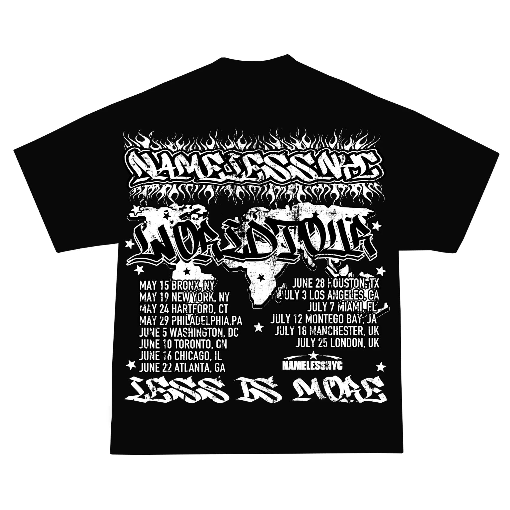 NAMELESS World Tour Tee Gravity NYC