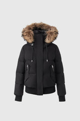 MACKAGE Nefi-F Down Jacket with Removable Fur Trimmed Hood - Gravity NYC