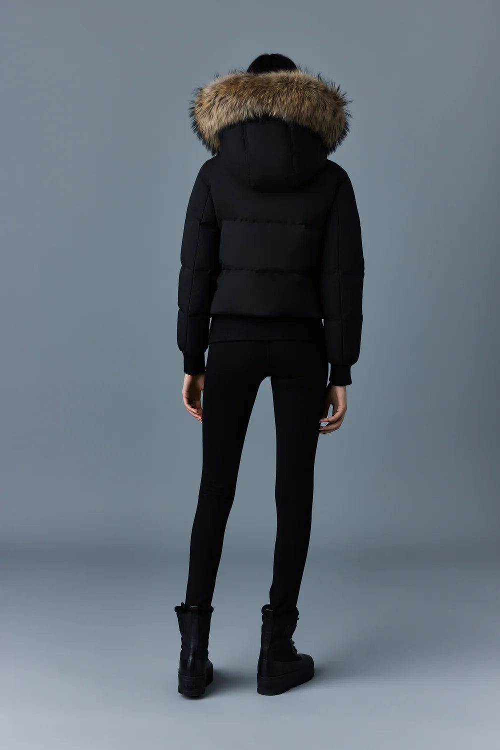 MACKAGE Nefi-F Down Jacket with Removable Fur Trimmed Hood - Gravity NYC