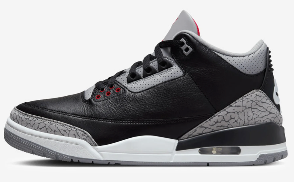 NIKE Air Jordan 3 Retro Black Cement Gravity NYC