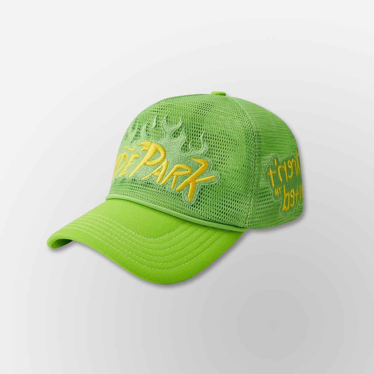 HYDE PARK GOODS Nothing But Net Trucker - Green - Gravity NYC