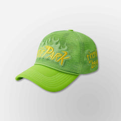 HYDE PARK GOODS Nothing But Net Trucker - Green - Gravity NYC