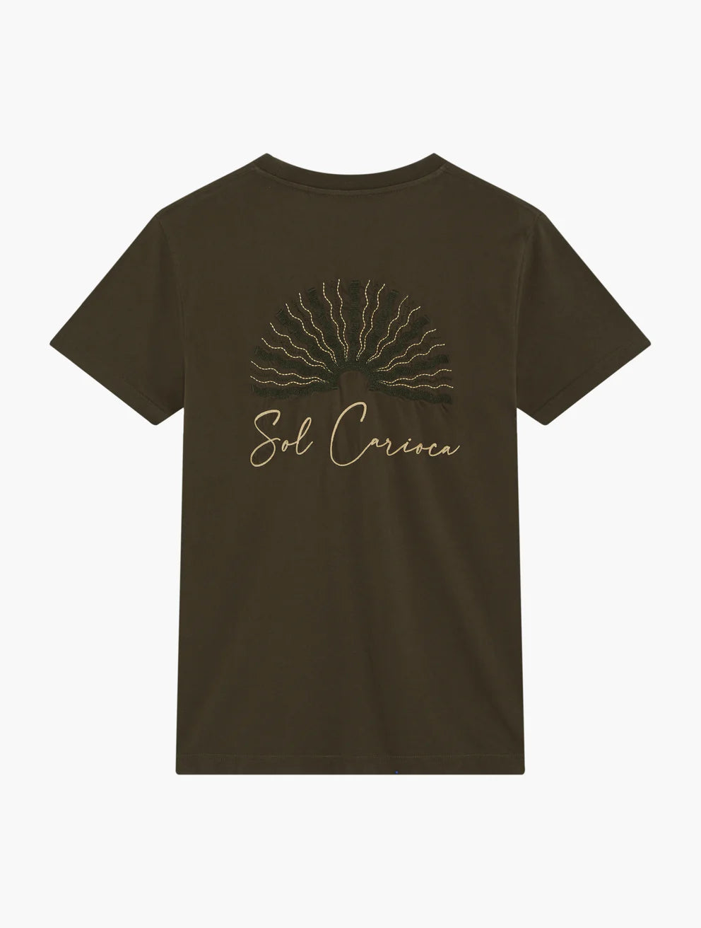 FRESCOBOL CARIOCA Dinis Embroidered Cotton T-Shirt - Gravity NYC