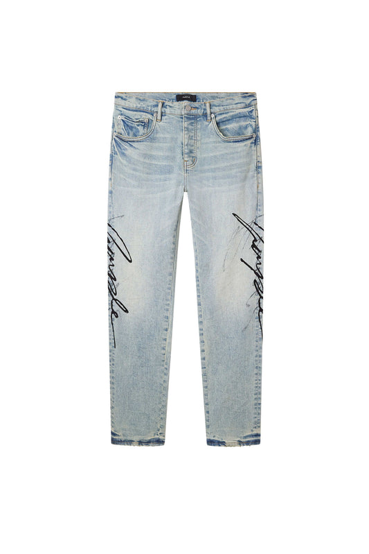 PURPLE BRAND P001 Skinny Double Script - Gravity NYC