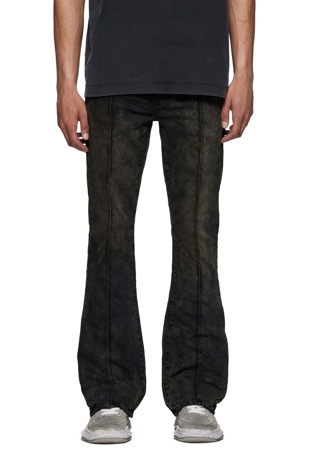 PURPLE BRAND P004 Pintuck Flare - Gravity NYC