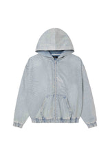 PURPLE BRAND P025 Radial Hotfix Zip Hoodie