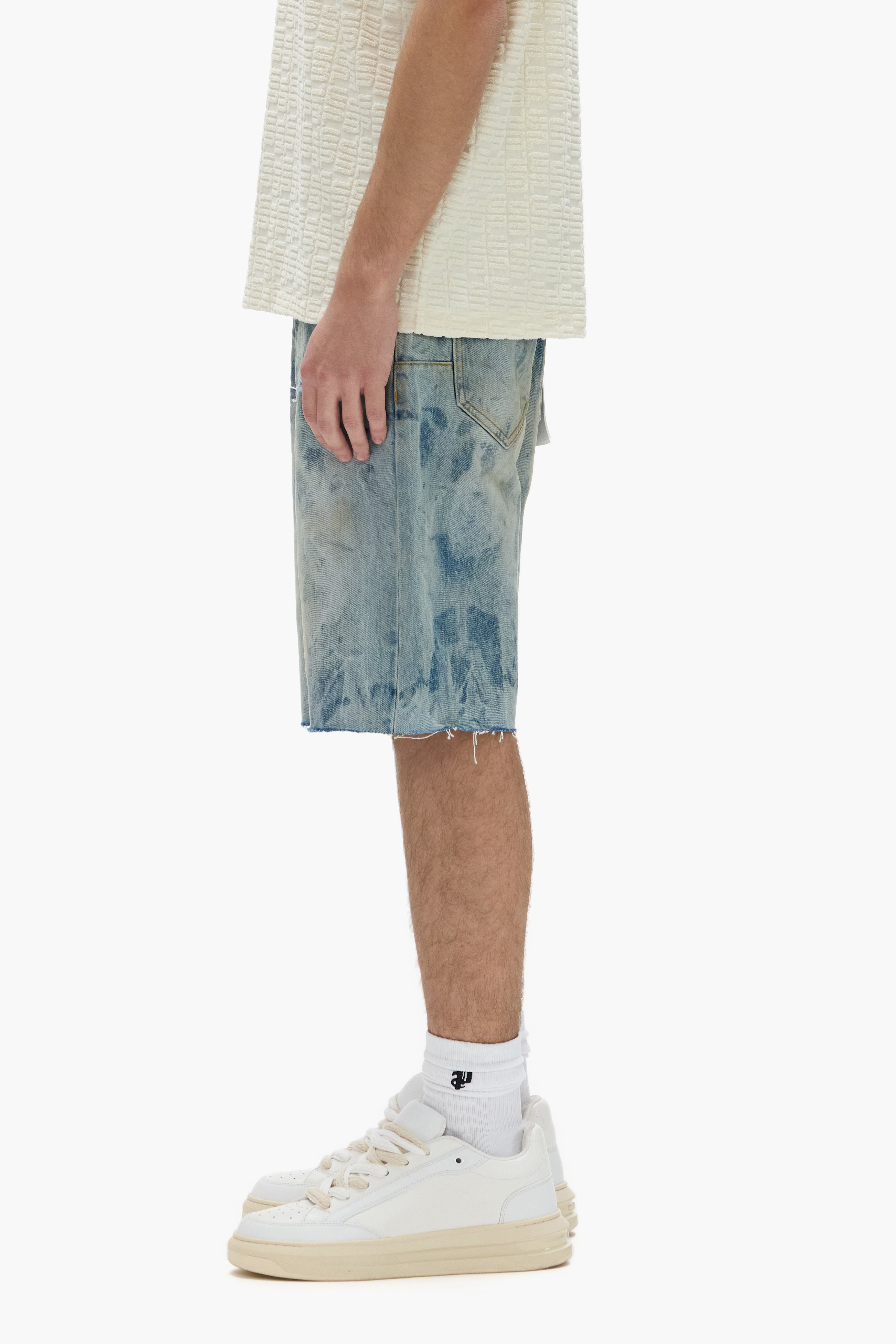 PURPLE BRAND P059 Mixed Paint Shorts - Gravity NYC