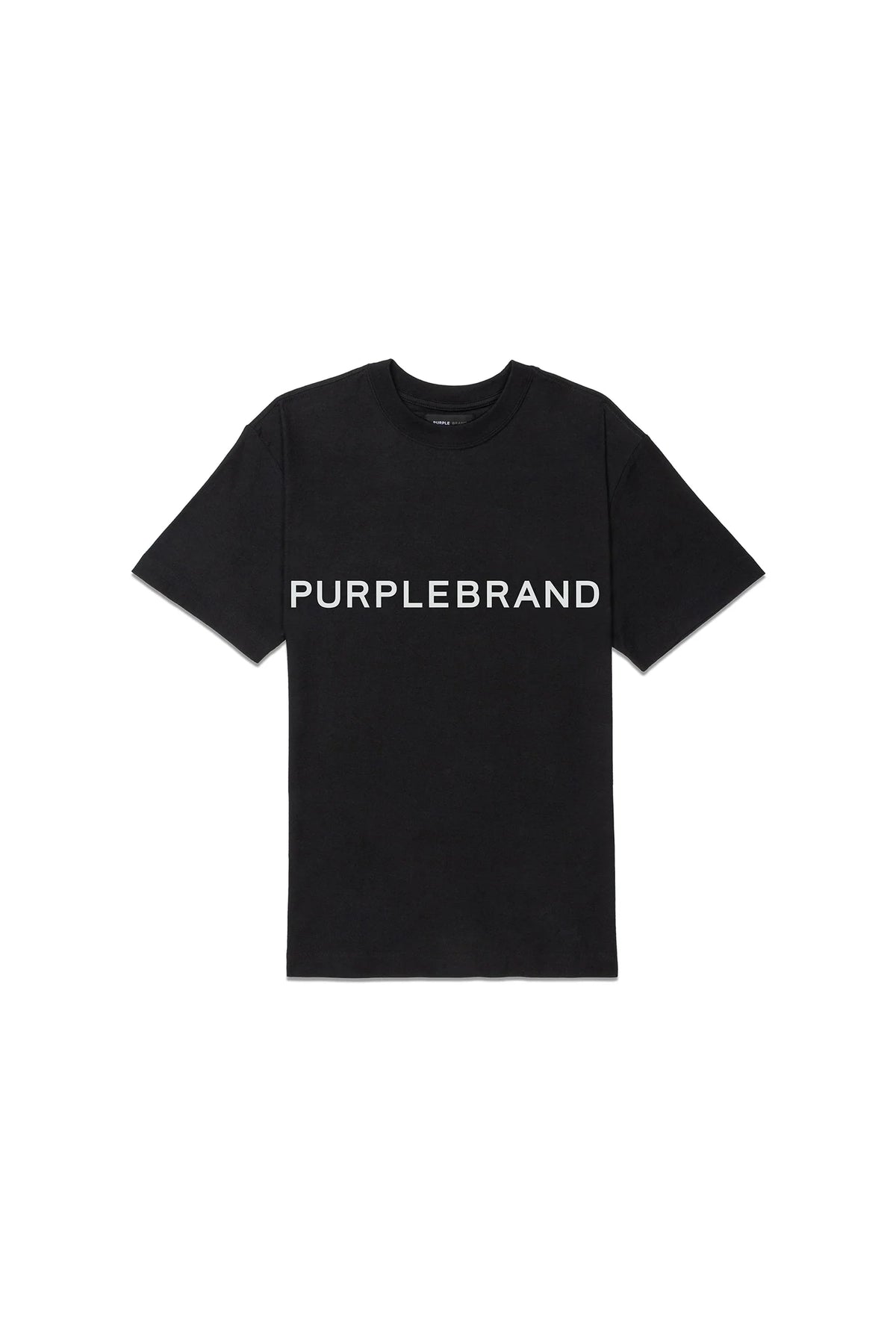 PURPLE BRAND P104 Textured Wordmark T-Shirt