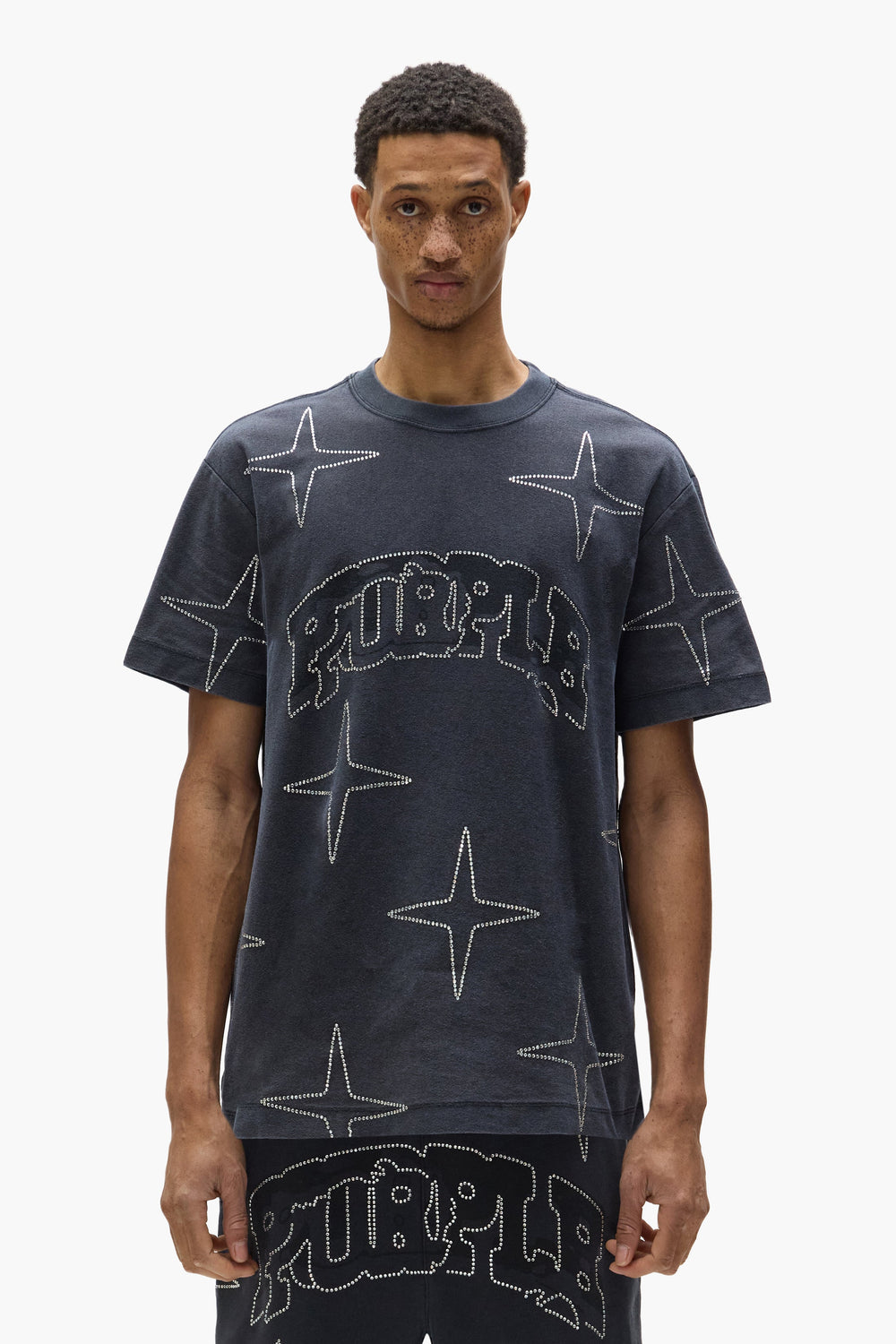PURPLE BRAND P104 Crystal Star Tee - Gravity NYC