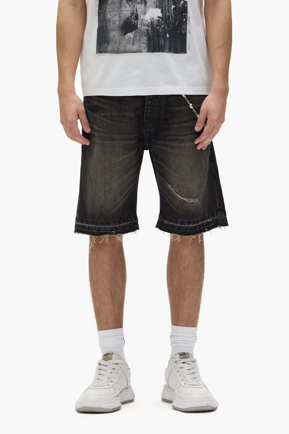 PURPLE BRAND P059 Worn Vintage Shorts - Gravity NYC