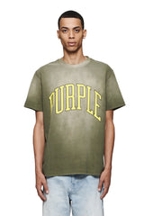 PURPLE BRAND Collegiate T-Shirt (Green)