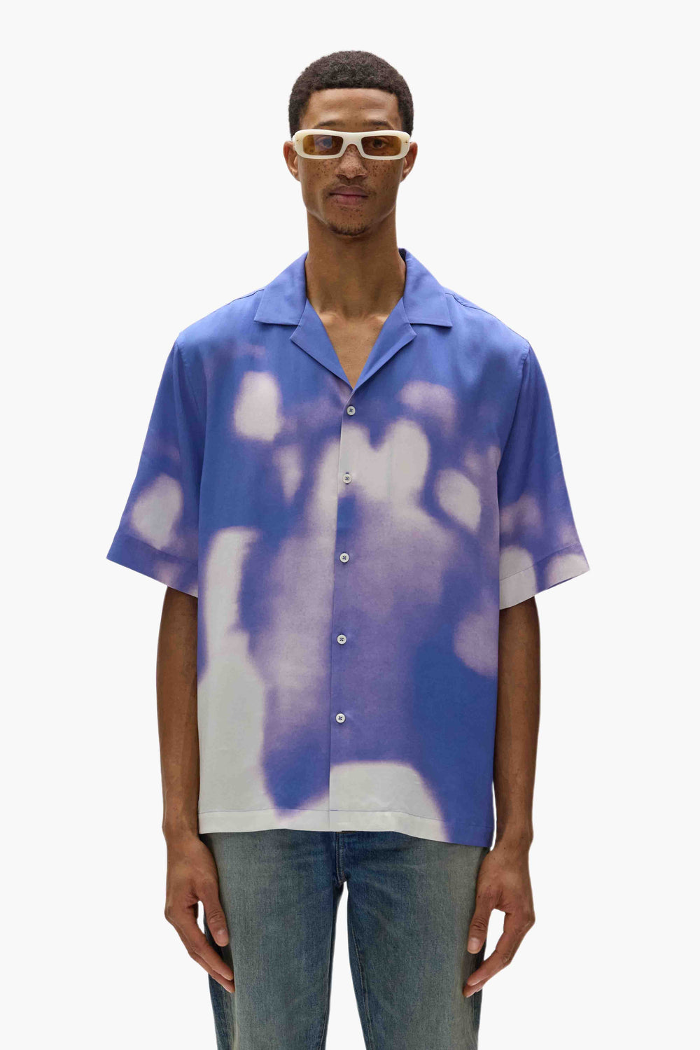 PURPLE BRAND P346 Crowd Camp Shirt at Gravity NYC