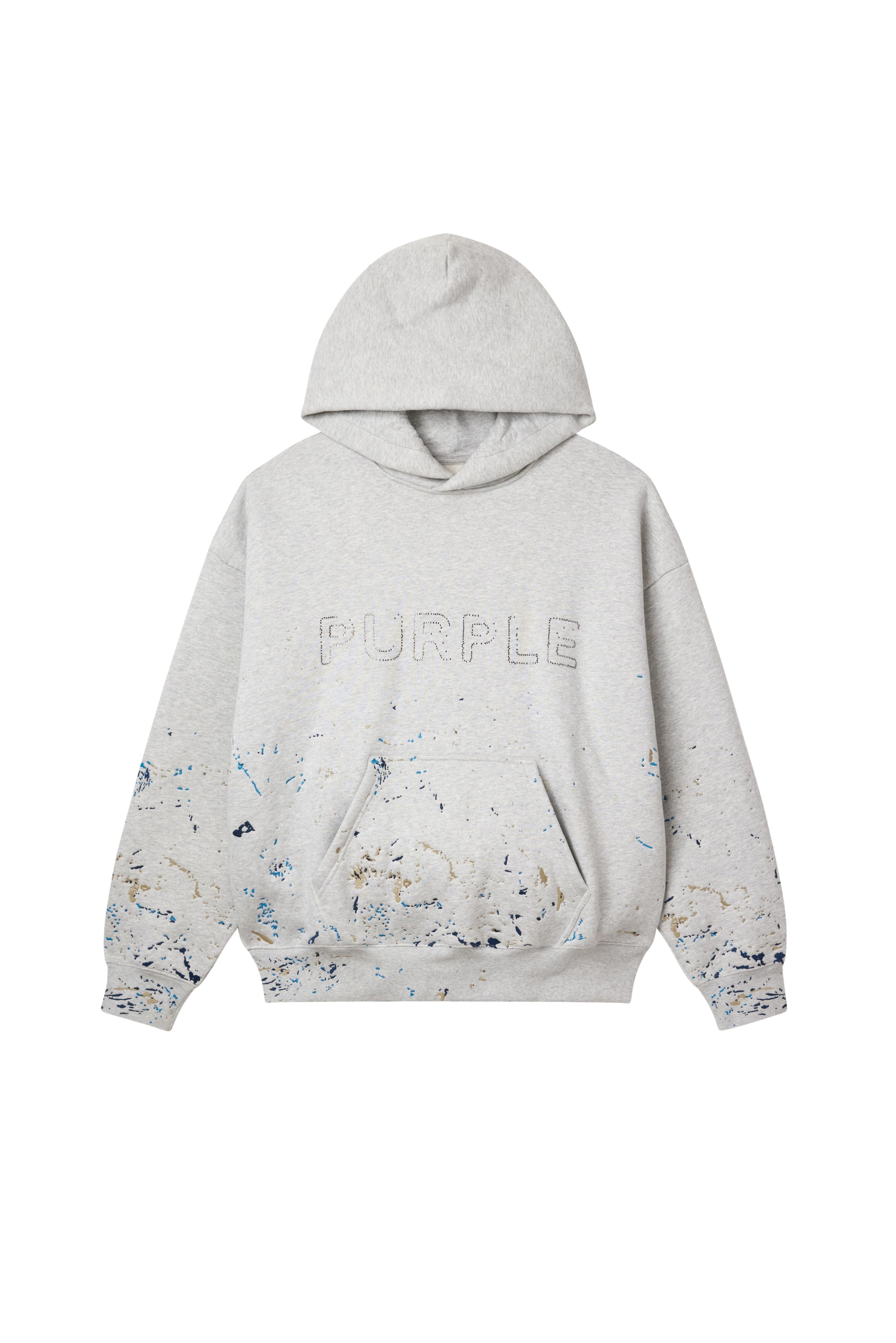 PURPLE BRAND P401 Studded Gothic Camo Hoodie - Gravity NYC