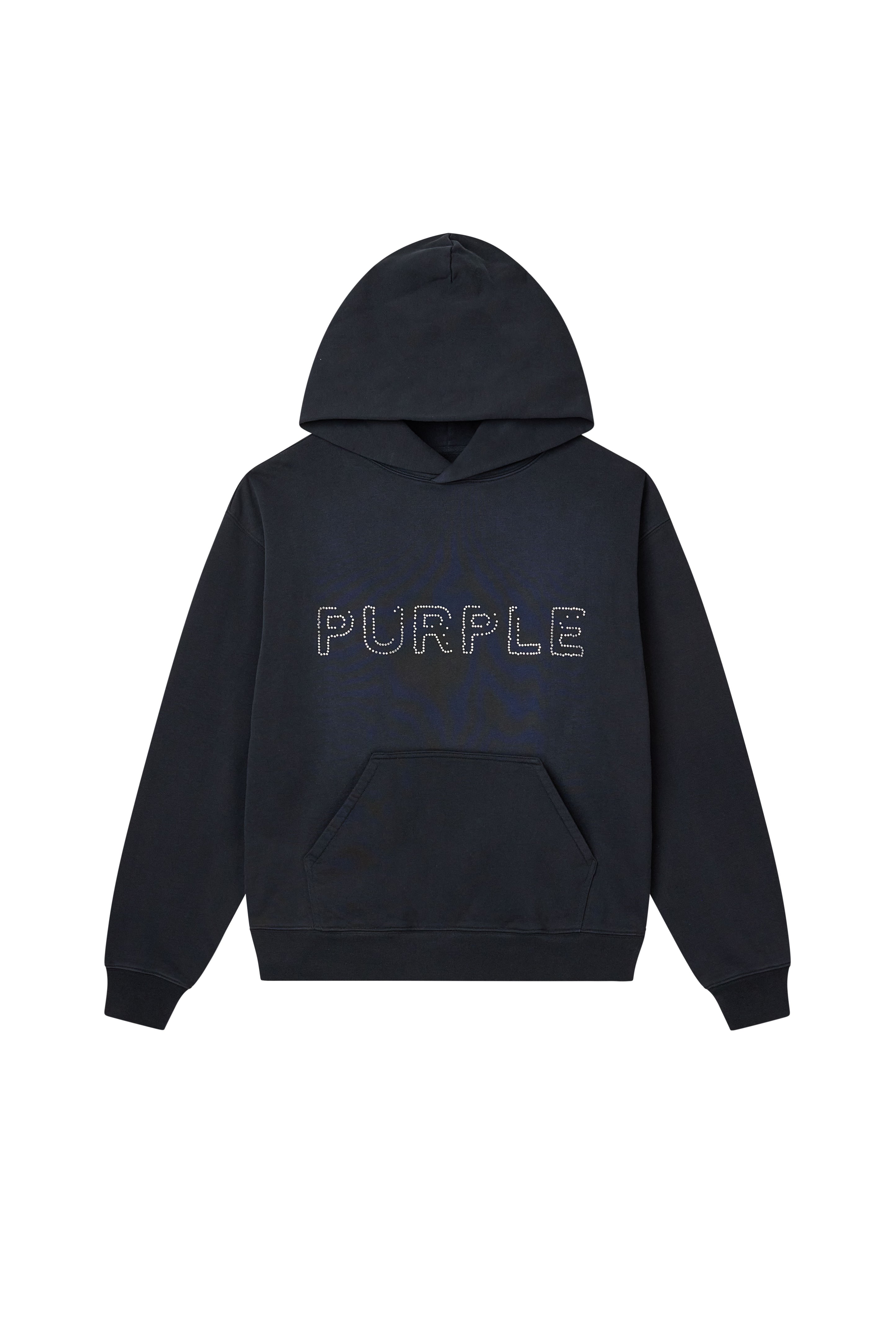 PURPLE BRAND P447 Studded Wordmark Hoodie - Gravity NYC