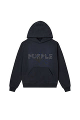 PURPLE BRAND P447 Studded Wordmark Hoodie - Gravity NYC