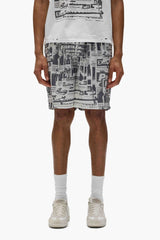 PURPLE BRAND P537 Tabloid Shorts - Gravity NYC