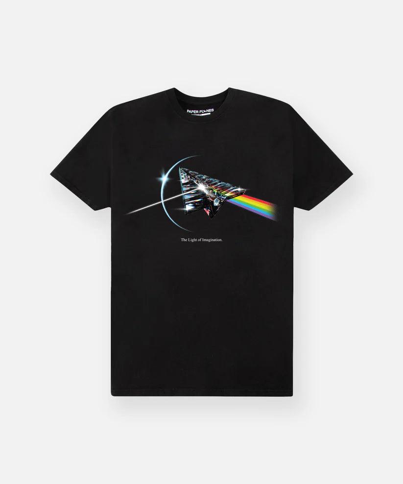 PAPER PLANES Colorful Reflection Tee Black Gravity NYC