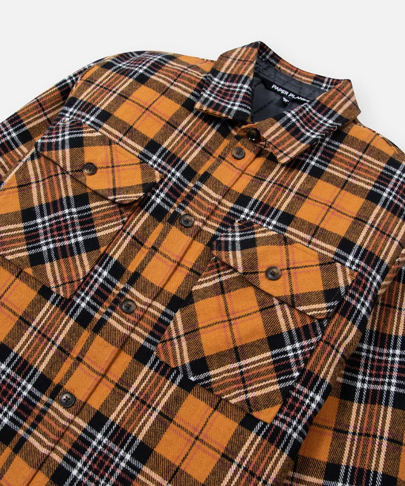 PAPER PLANES Heavy Flannel Field Shirt Gravity NYC