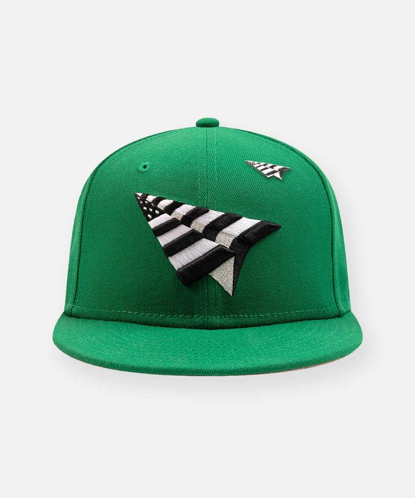 PAPER PLANES KELLY GREEN CROWN 9FIFTY SNAPBACK HAT Gravity NYC