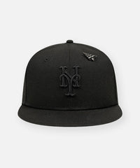 PAPER PLANES New York Mets Blackout 9FIFTY Snapback Hat Gravity NYC