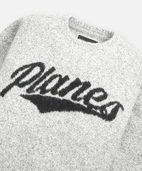 PAPER PLANES Planes Script Sweater Crewneck Gravity NYC