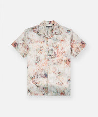 PAPER PLANES WALLPAPER FLORAL RESORT SHIRT Gravity NYC