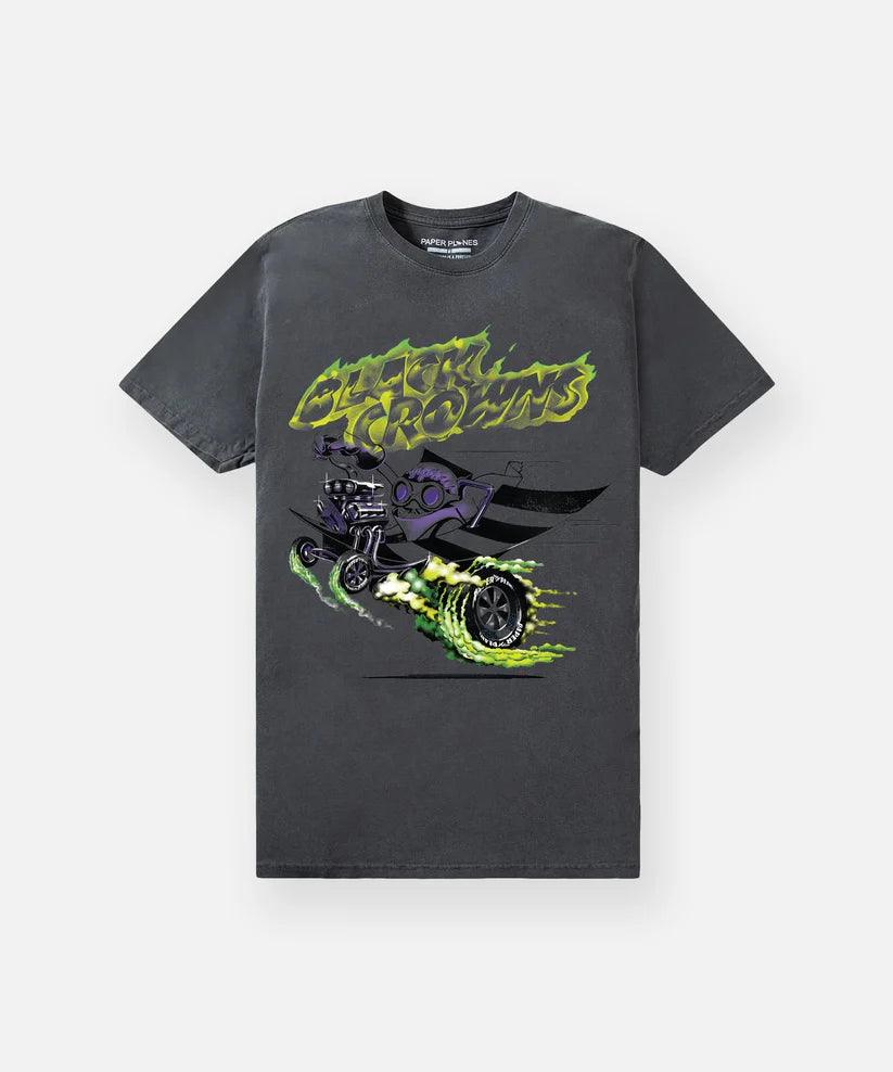 PAPER PLANES Black Crowns Tee - Gravity NYC