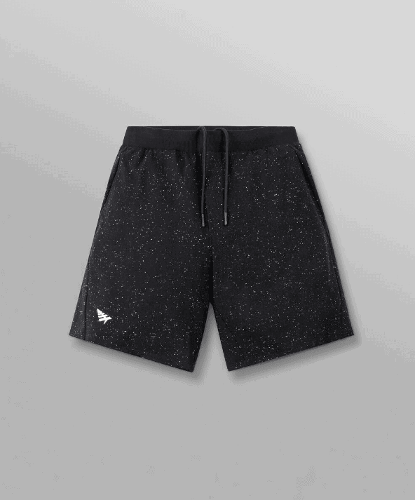 PAPER PLANES Black Speckled Planes Shorts