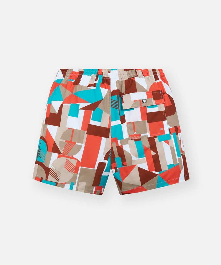 PAPER PLANES Mosaic Print Swim Short - Gravity NYC